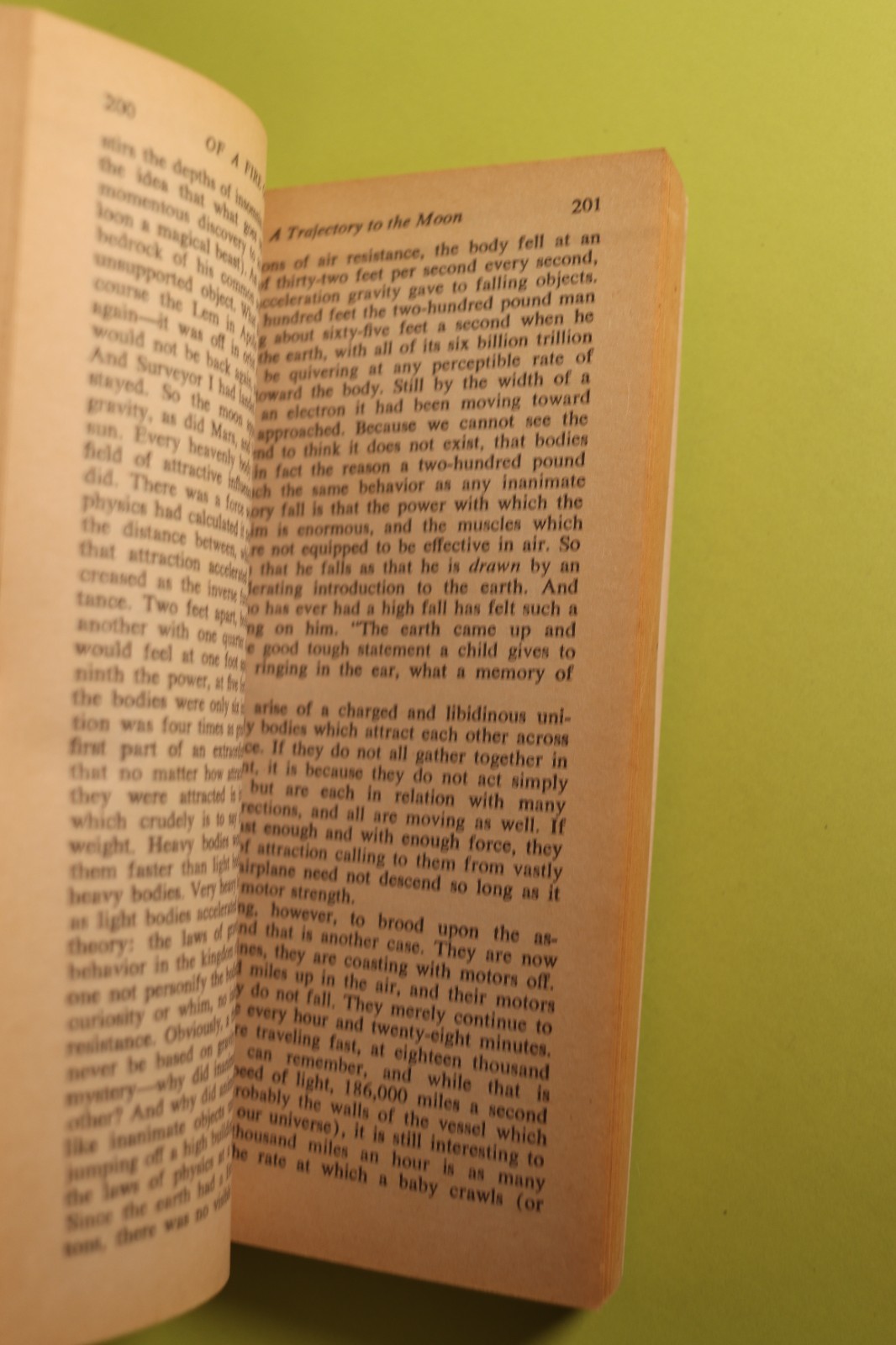 Of a Fire On The Moon by Norman Mailer Vintage 1971 Signet Paperback 1st Print