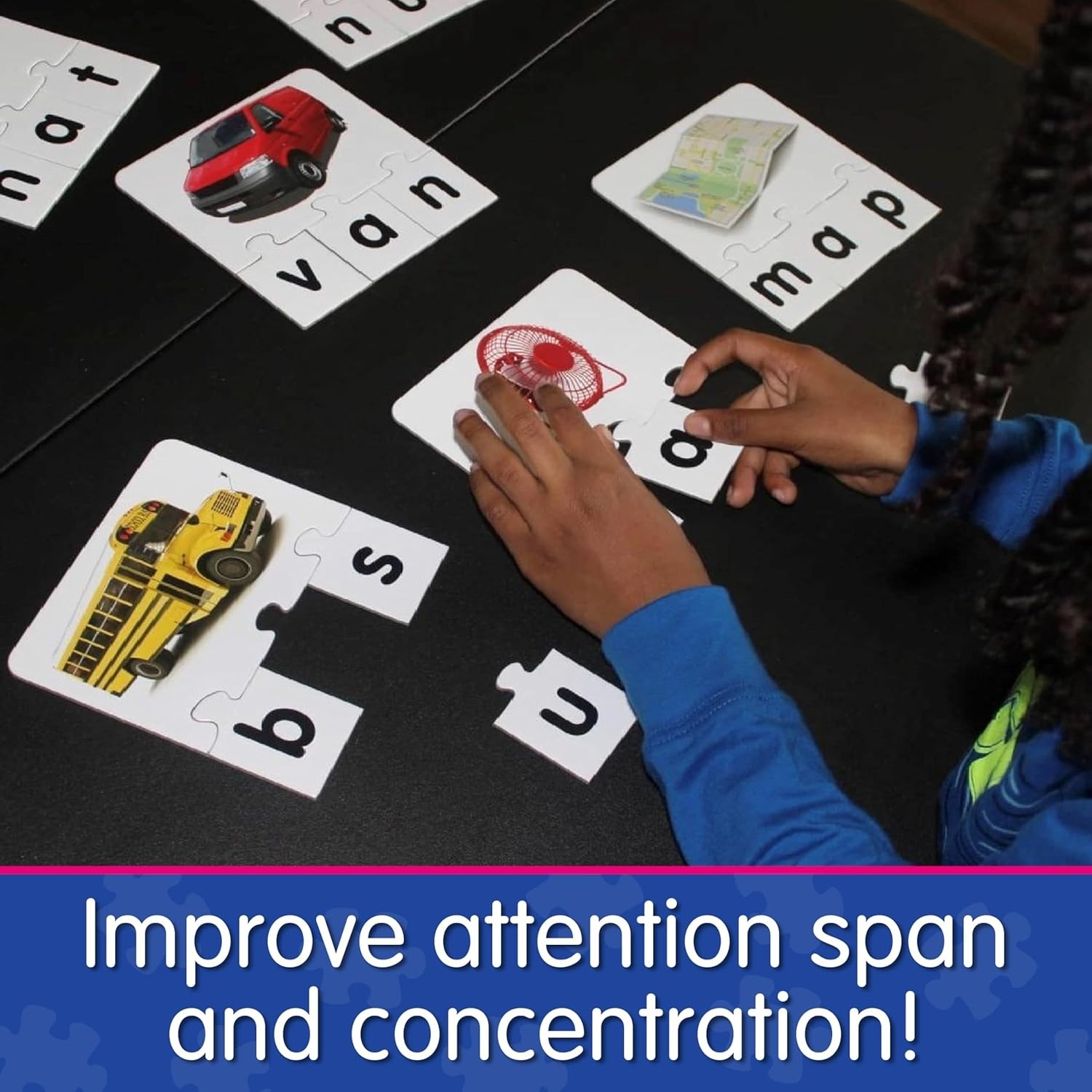Match It! – 20-Piece Self-Correcting Spelling Puzzles for Little Learners