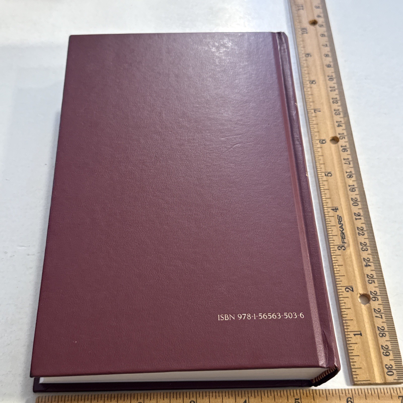 PEW HOLY BIBLE NRSV Hendrickson Hardcover Burgundy Church 1989 Study vintage