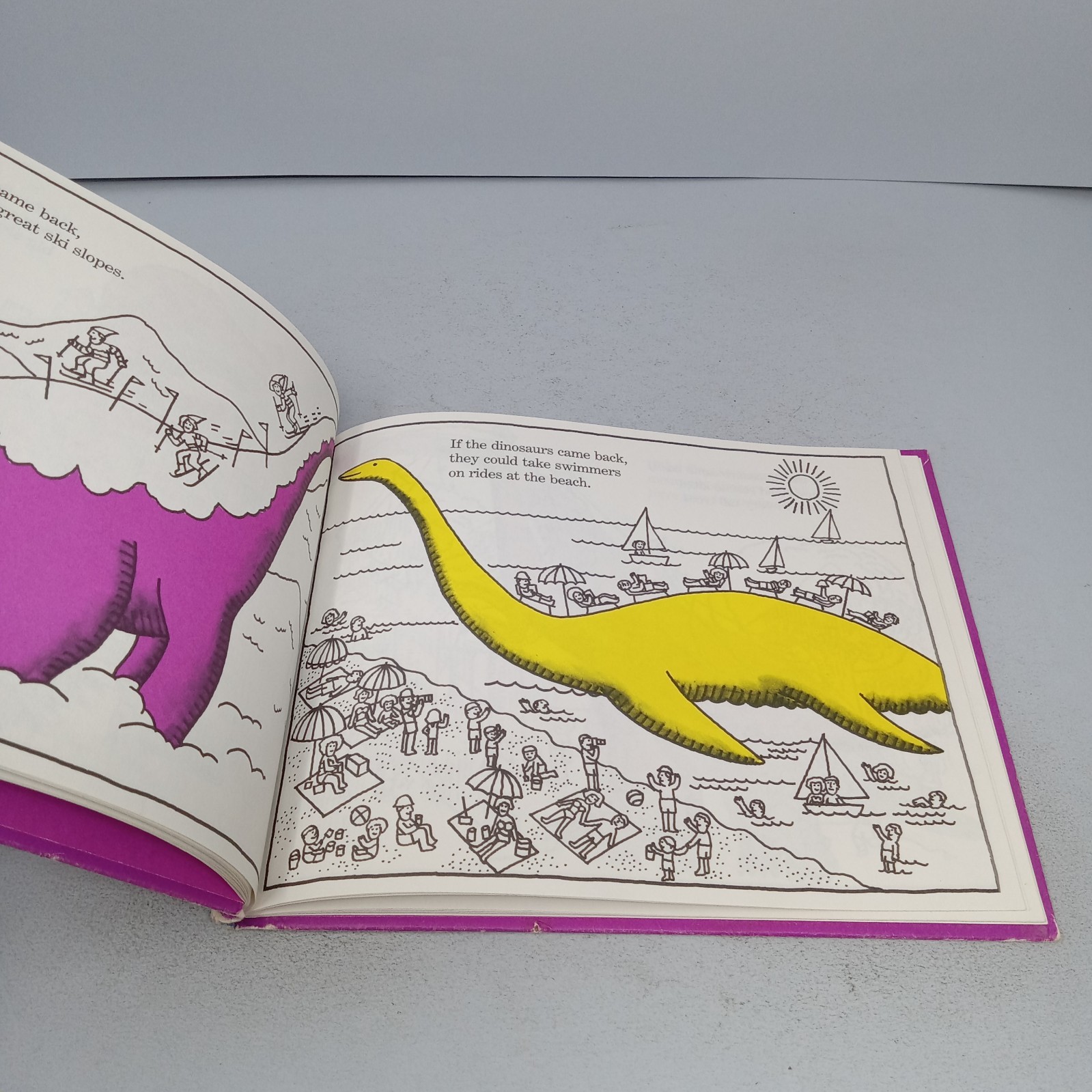 If the Dinosaurs Came Back 1978 Harcourt Brace Jovanovich Hardcover Bernard Most