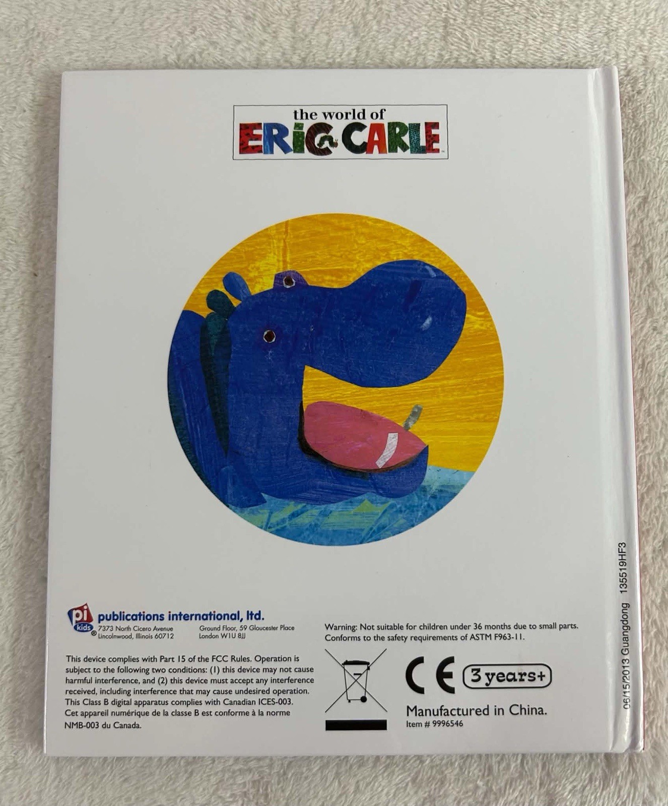 Lot Of 8 Eric Carle Hardback Children’s Books: Works With My First Smart Pad