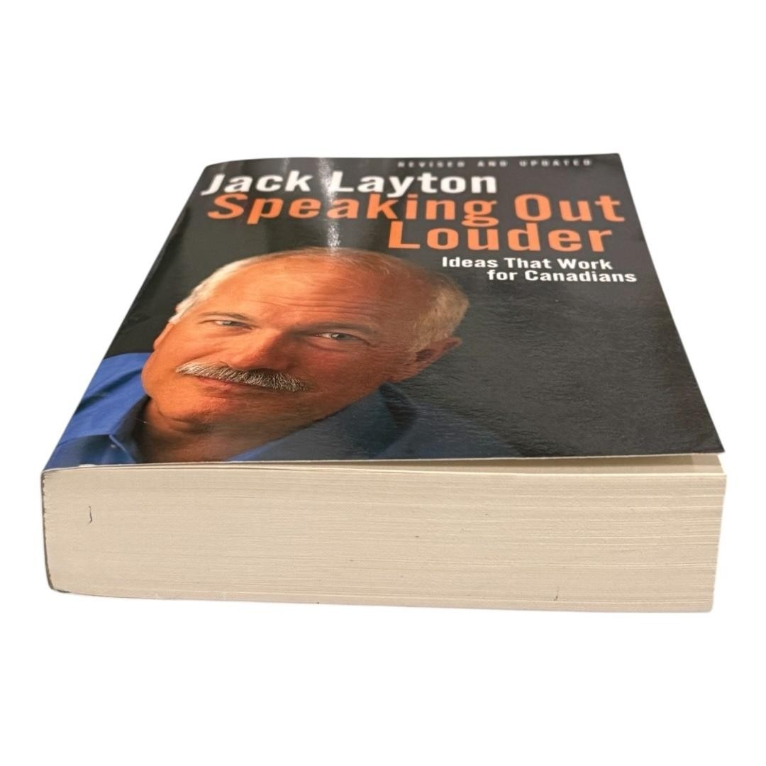 Speaking Out Louder Jack Layton Paperback Revised Updated Canadian Politics