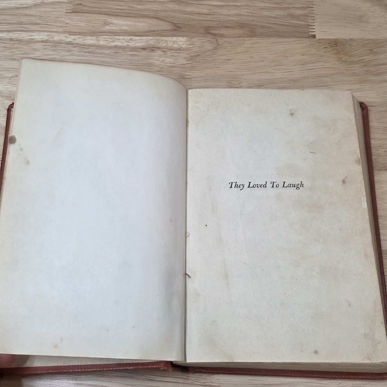 They Loved to Laugh by Kathryn Worth Curry (1942, Hardcover) Ex-Library Copy