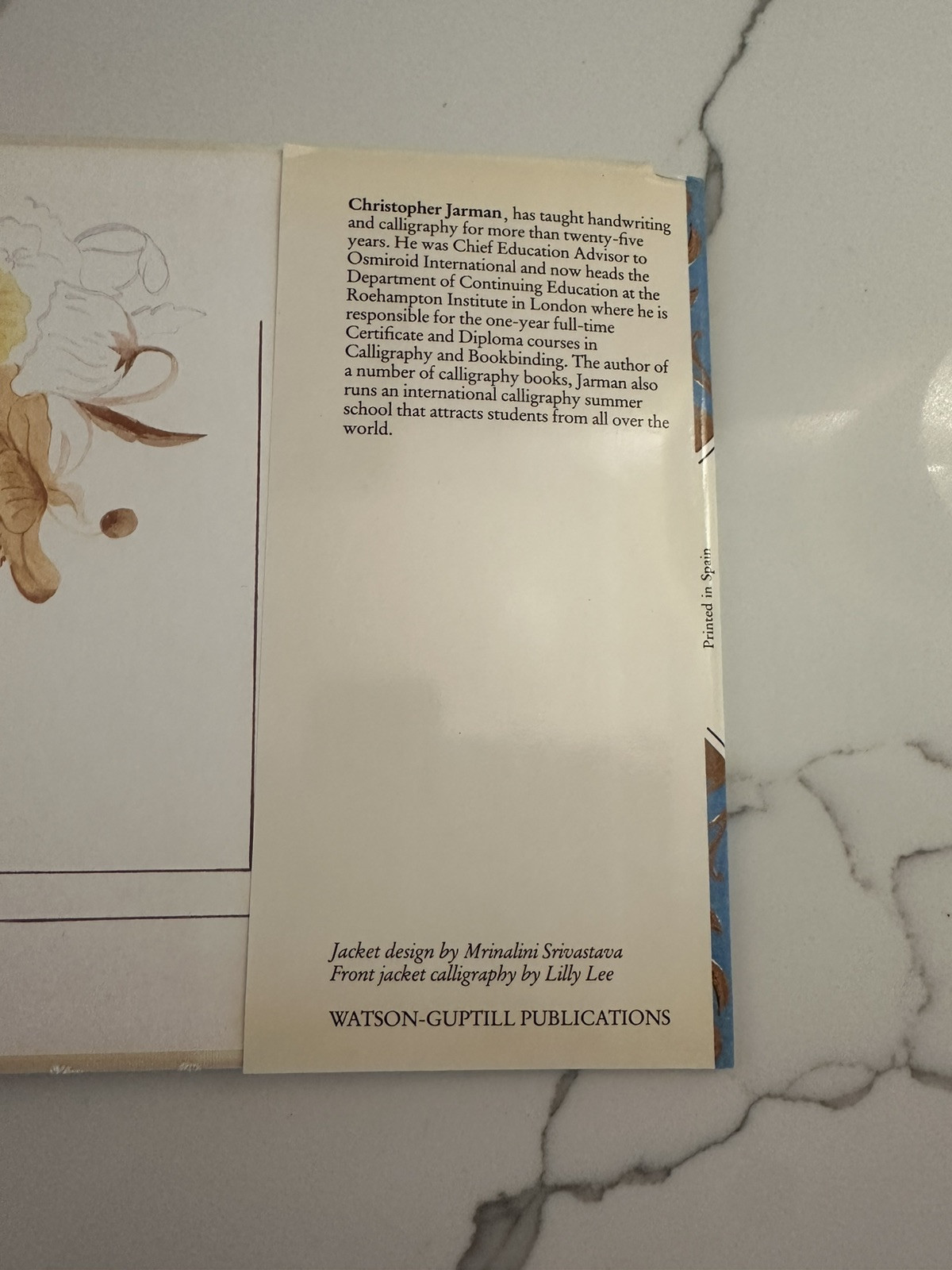 book Illumination for Modern Calligraphers Christopher Jarman First Printng 1988