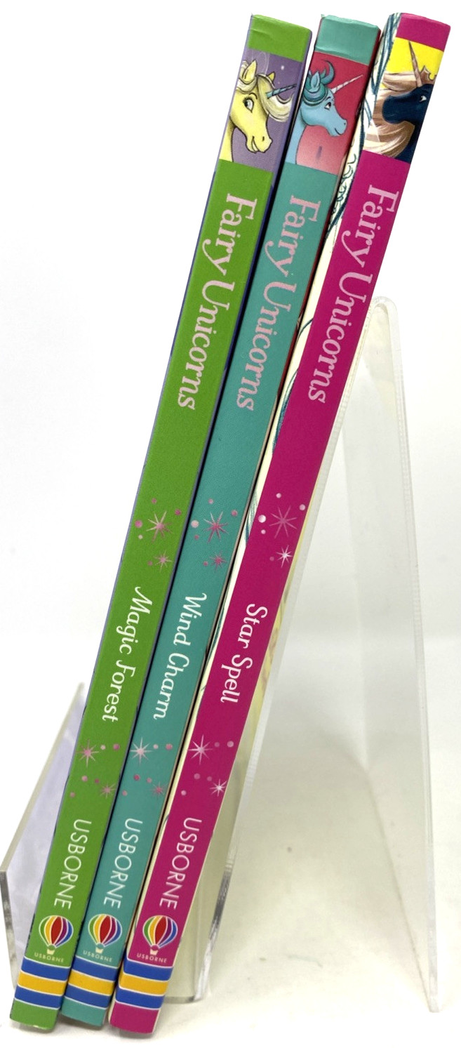 USBORNE Book Bundle Fairy Unicorns Lot of 3 (1, 3, 6) Paperback Zanna Davidson
