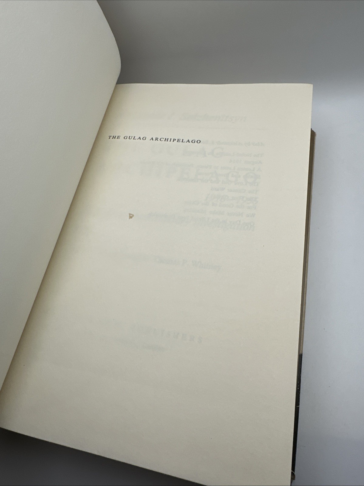 The Gulag Archipelago, 1918-1956 by Solzhenitsyn (Hardcover, 1974, UNMARKED!)