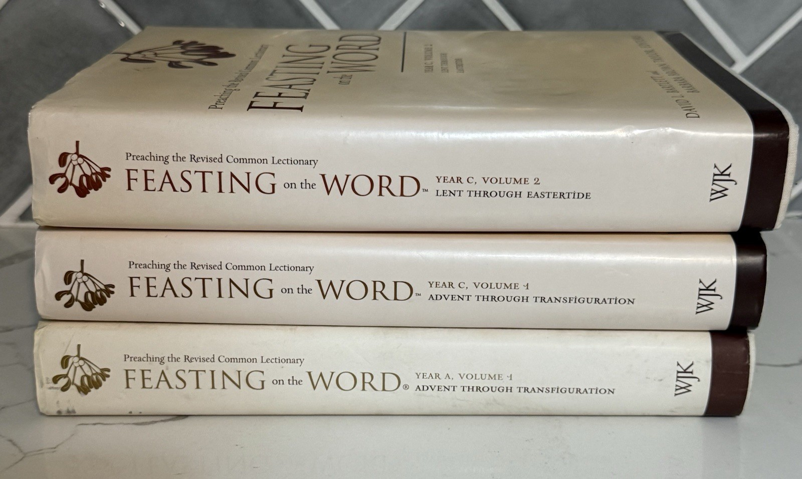 “Feasting On The Word,” for Lectionary Year A Vol Year C- Vol 1 2