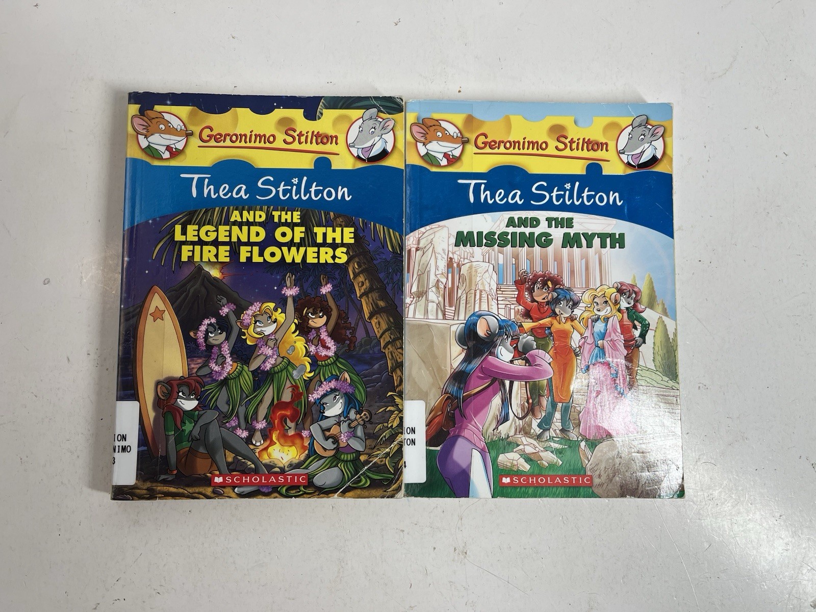 Thea Stilton Illustrated Paperback Book Lot Of 12 Scholastic Ex-Library Geronimo