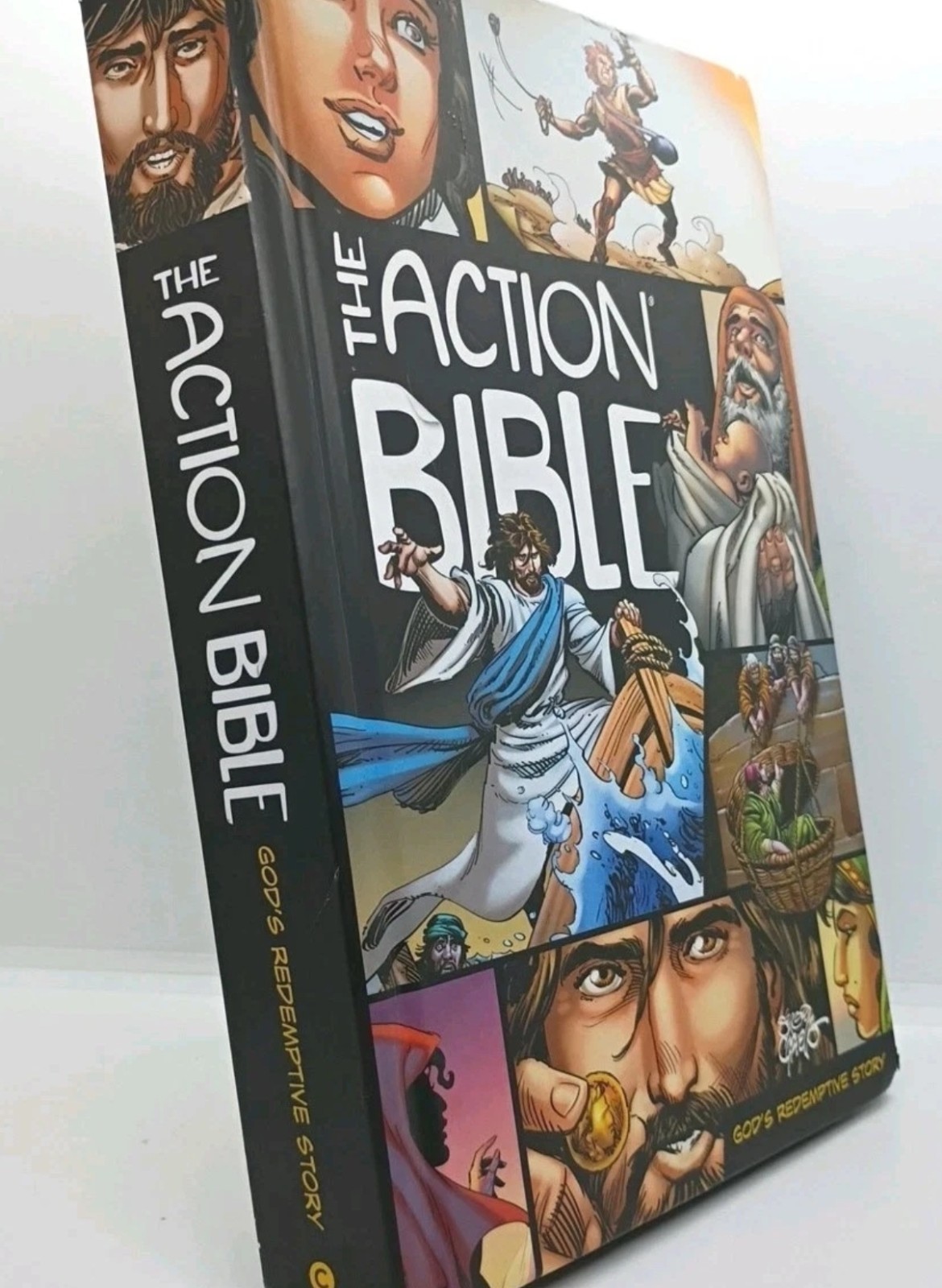 The Action Bible God’s Redemptive Story Illust Sergio Cariello