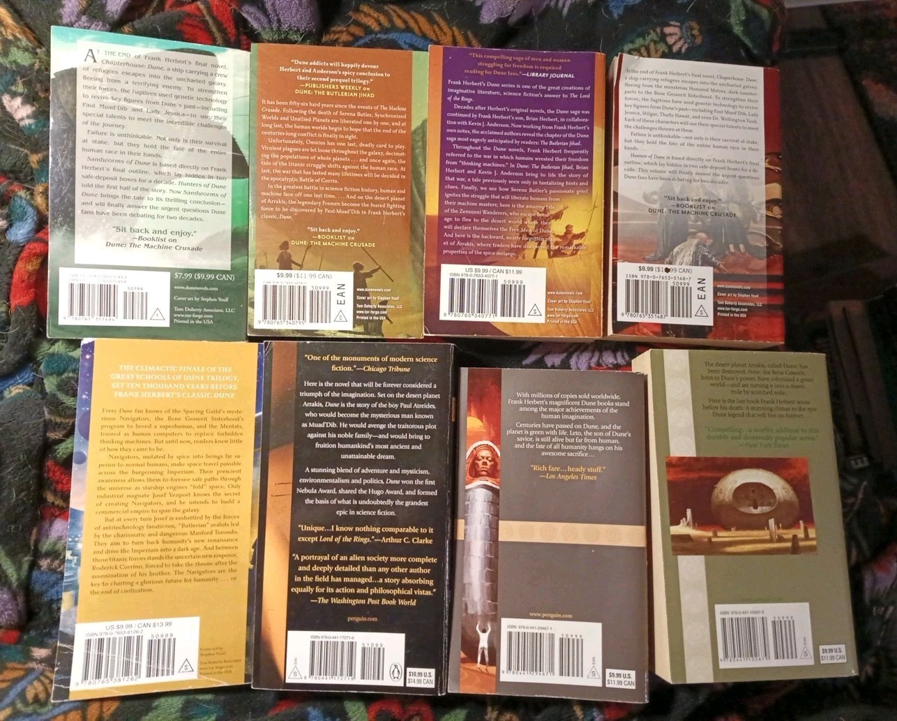 VTG Dune Series – Frank & Brian Herbert, Kevin Anderson PB Book Lot of 8
