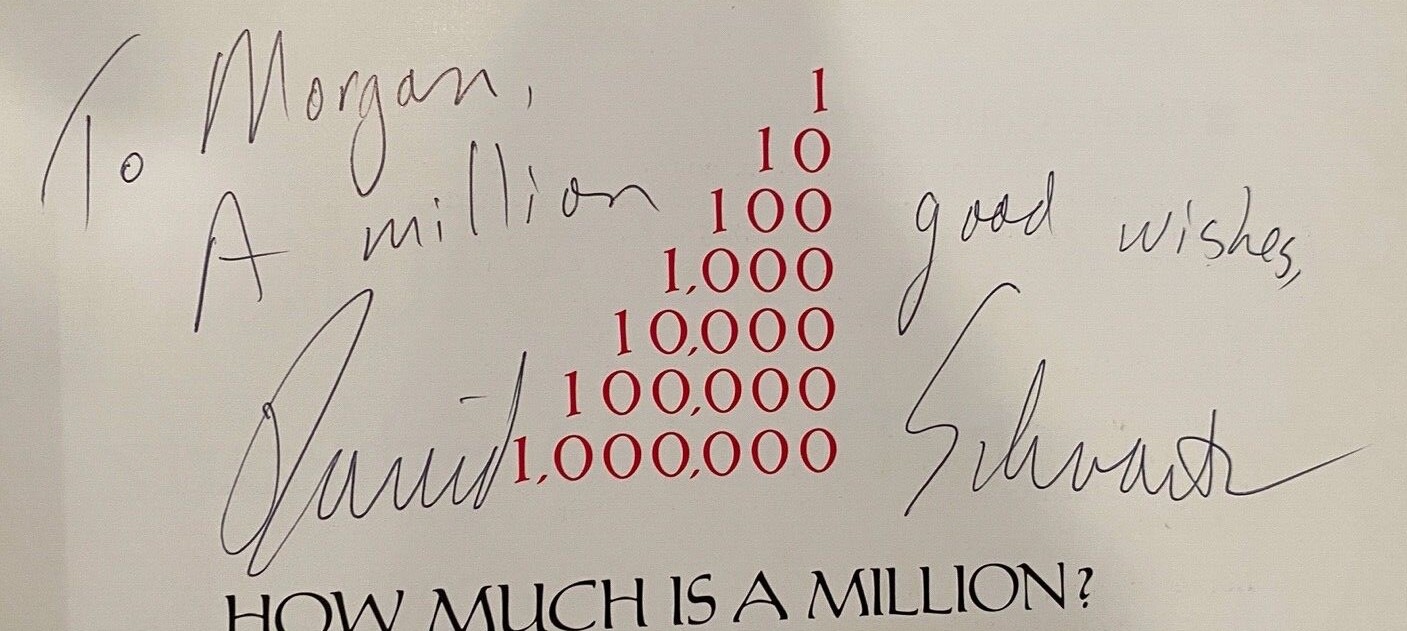 VINTAGE: How Much is a Million David Schwartz 1985 Printing Autographed Kellogg