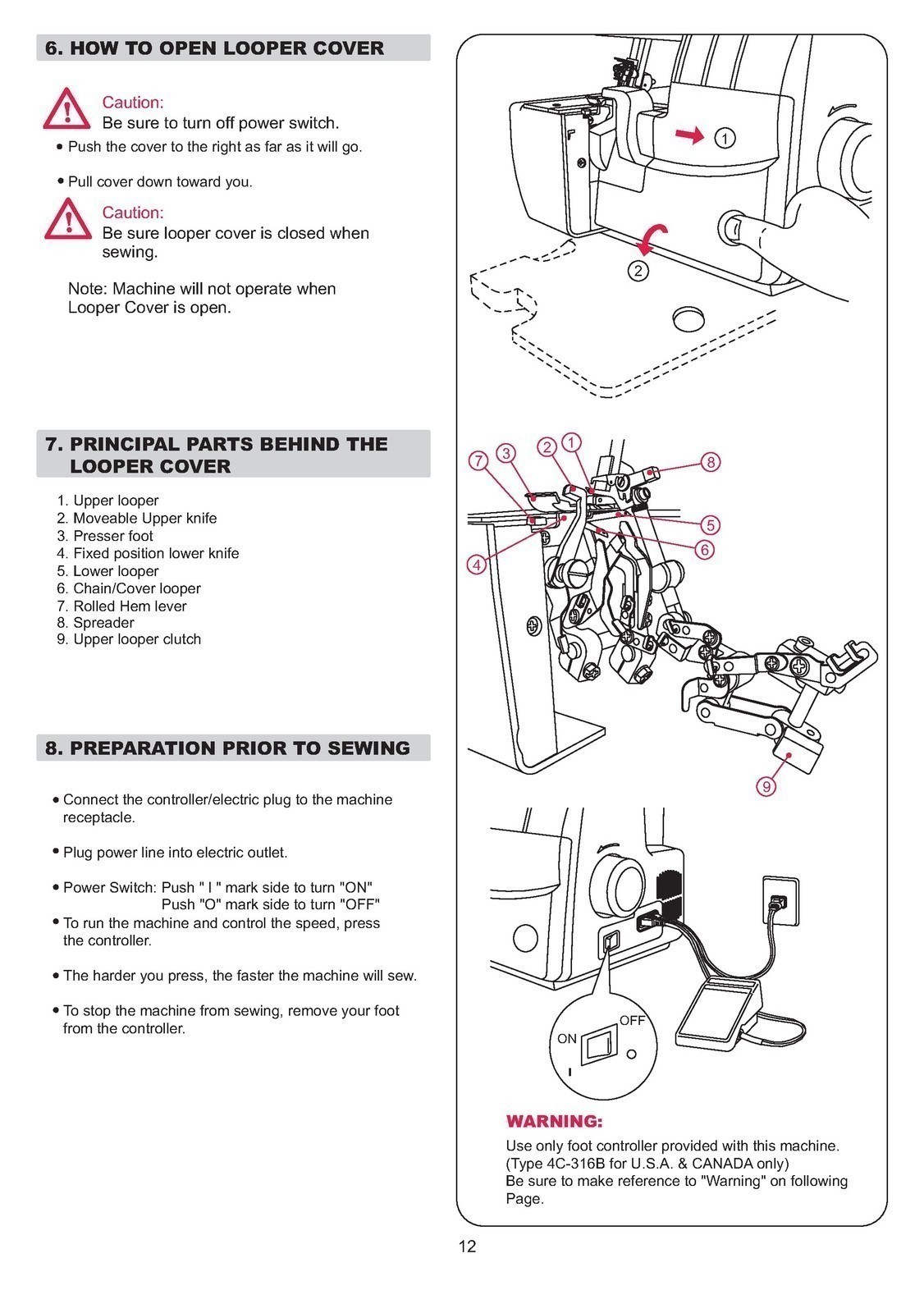 SINGER 14T968DC Serger Overlocker Instruction Manual – LOOP BIND – TOUGH COVERS