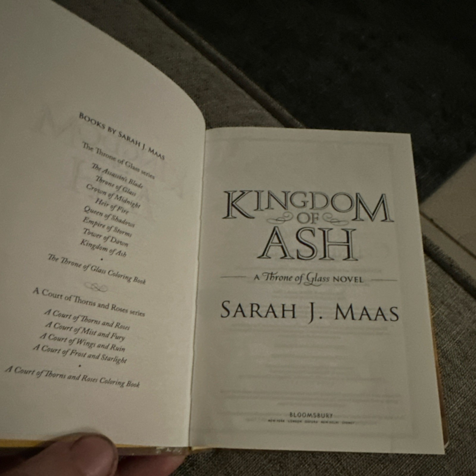 Sarah J. Maas Kingdom of Ash Throne of Glass Miniature Trade Flexibound Style