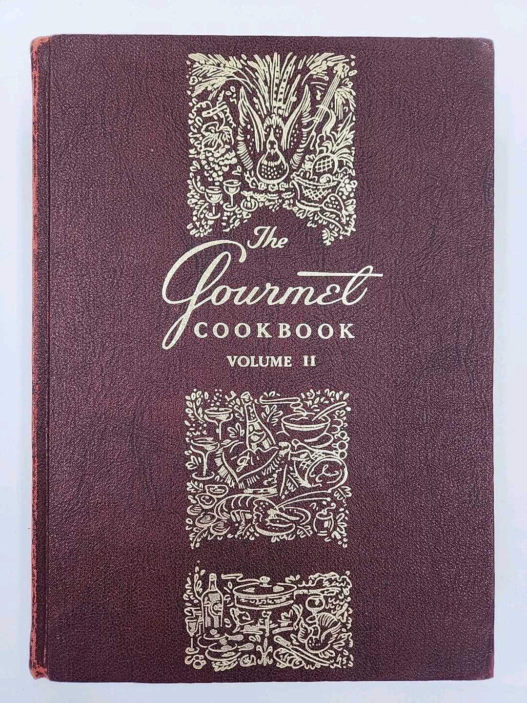 The Gourmet Cookbook Volume 1 & 2 Hardcover Vintage Set Revised 1st Edition 1965