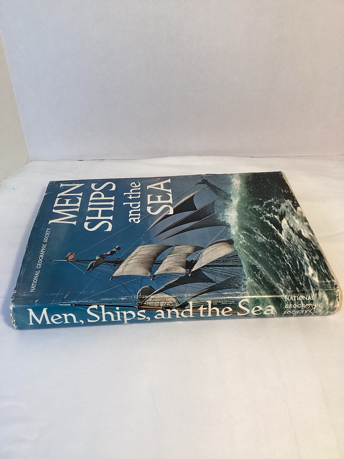 MEN SHIPS & THE SEA Vintage Book 1962 1st Edition-Signed.
