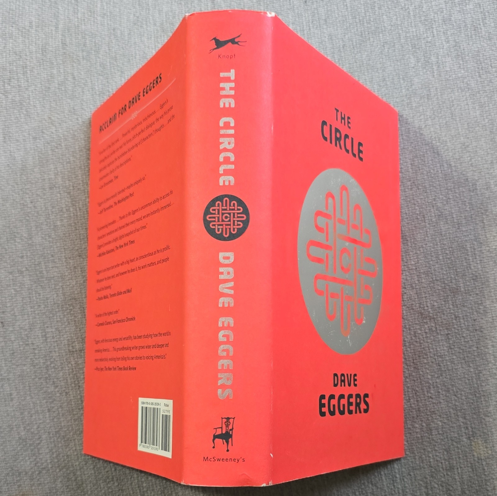 Dave Eggers The Circle Hardcover 2013 Alfred A. Knopf First Edition Dust Jacket