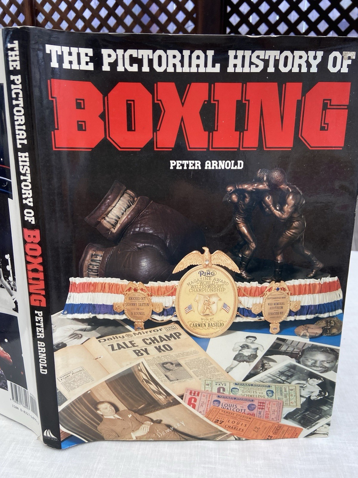 Vintage 1988, “Pictorial History of Boxing” Peter Arnold XL Vg 1st Print FREE SH