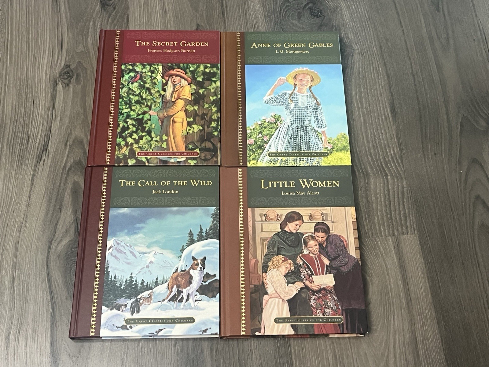 Lot of 4 The Great Classics for Children Dalmatian Press Hardcover Books