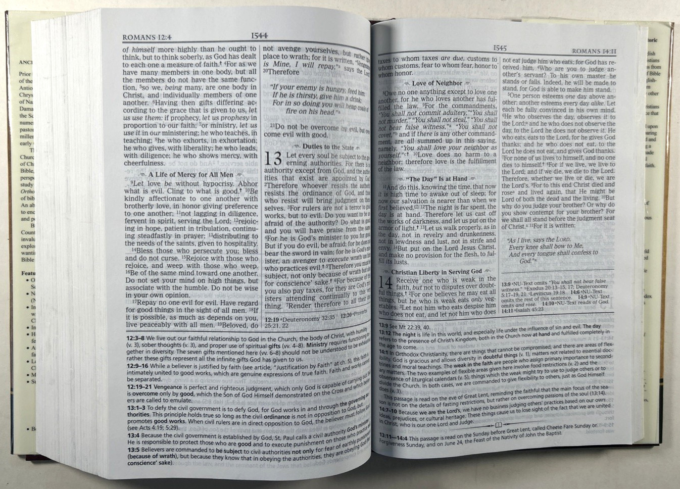NKJV Orthodox Study Bible Hardcover NKJV (NT) St. Athanasius Septuagint (OT) VG