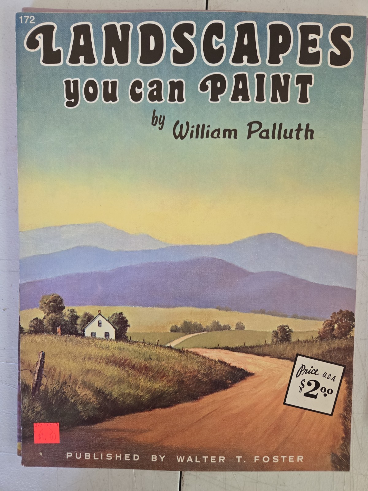 Lot of 7 Walter Foster HOW TO PAINT Art Books – Landscapes, Seascapes, Barns etc