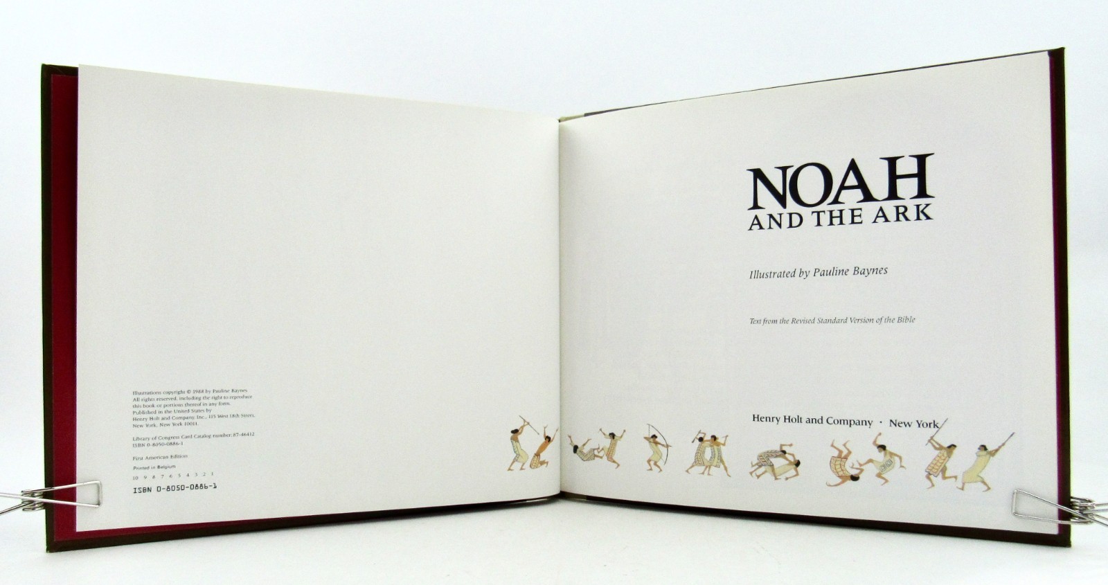 NOAH AND THE ARK Pauline Baynes 1988 Henry Holt First American Edition HBDJ VGC