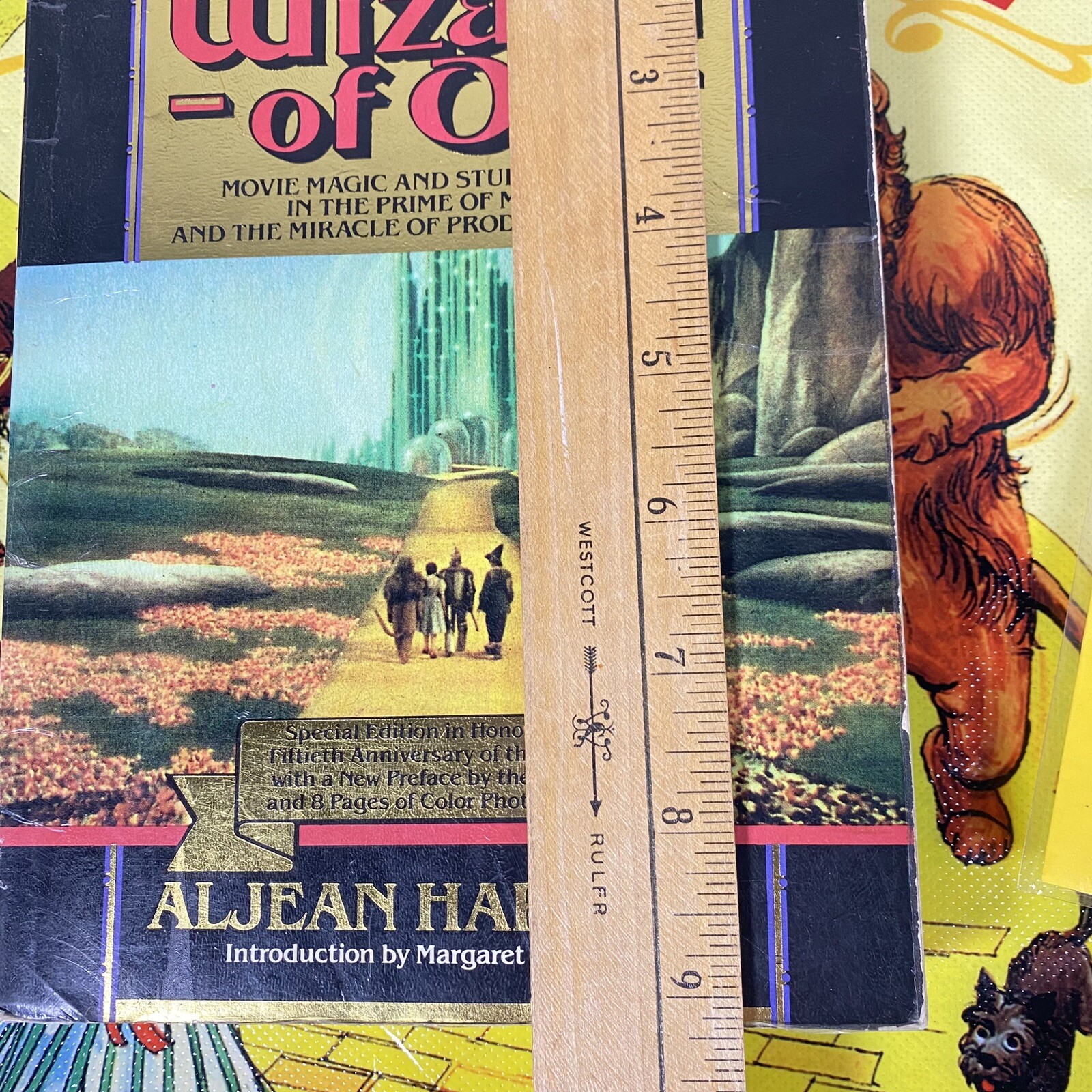 Lot Of Making of the Wizard of Oz Paper Book 2 Post Cards 2 Greeting Cards 1 Bag