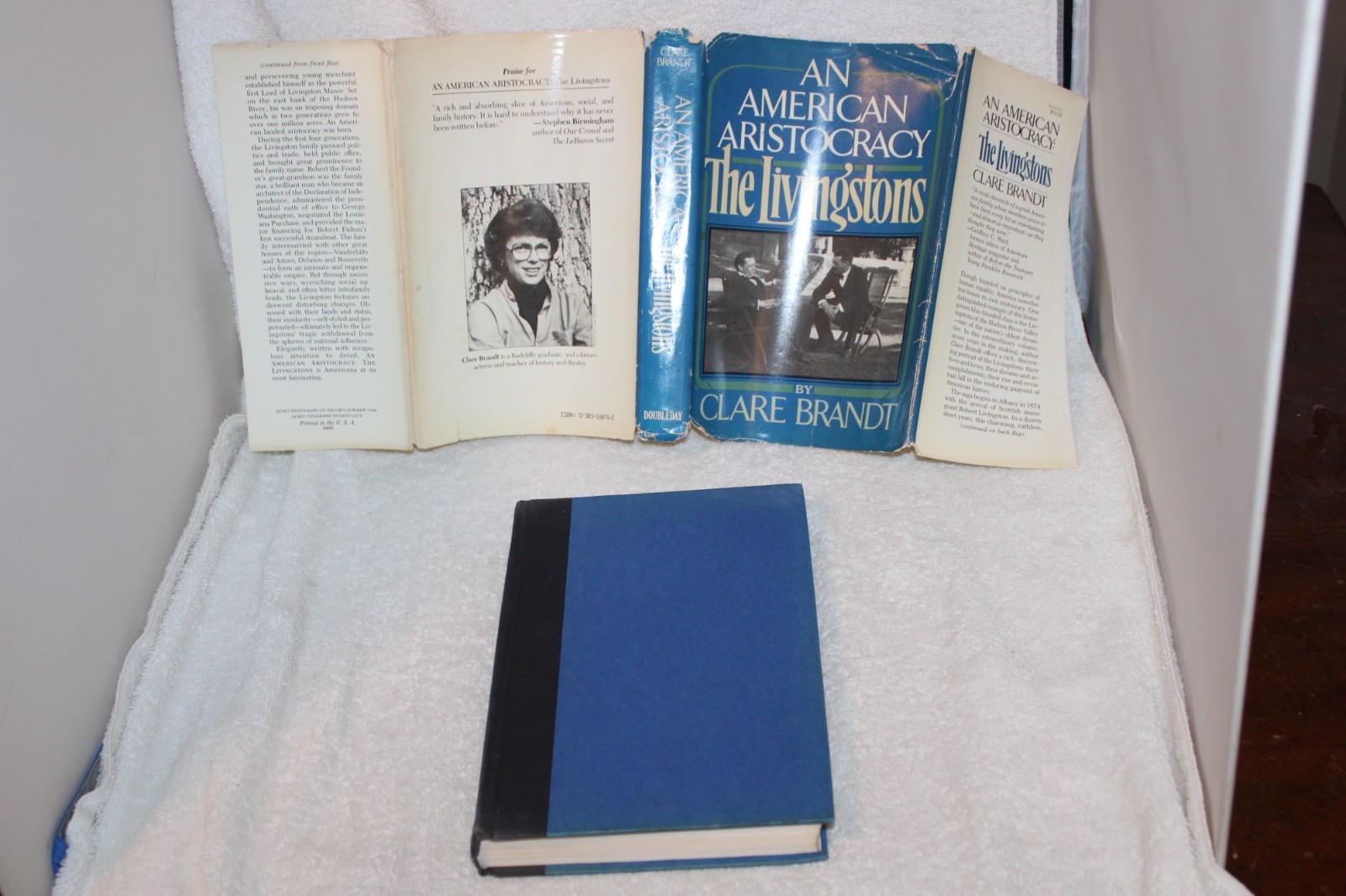 An American Aristocracy The Livingstons , HCDJ, Clare Brandt, First Ed.
