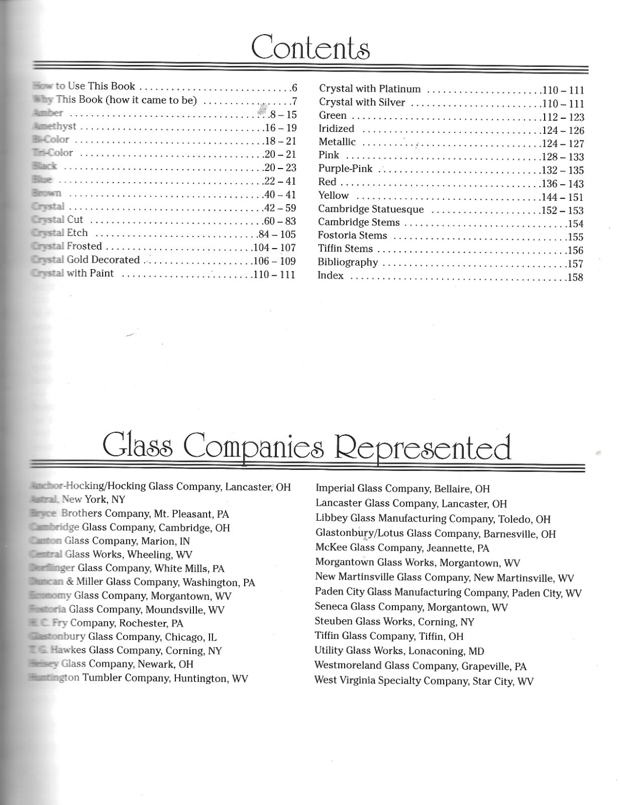 Stemware Identification-Cordials HB-Gene Florence-1997-158 pages