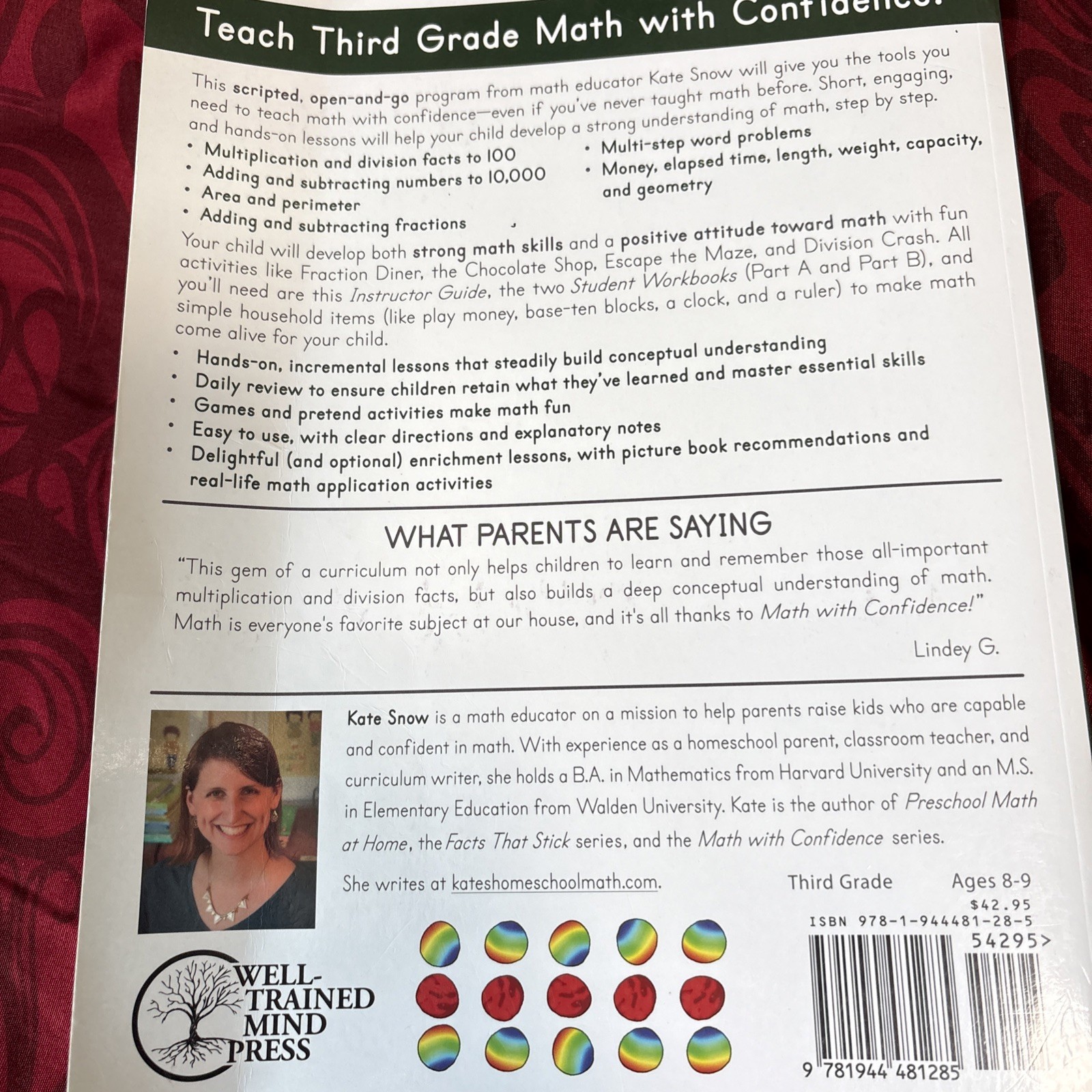 Third Grade Math with Confidence Instructor Guide
