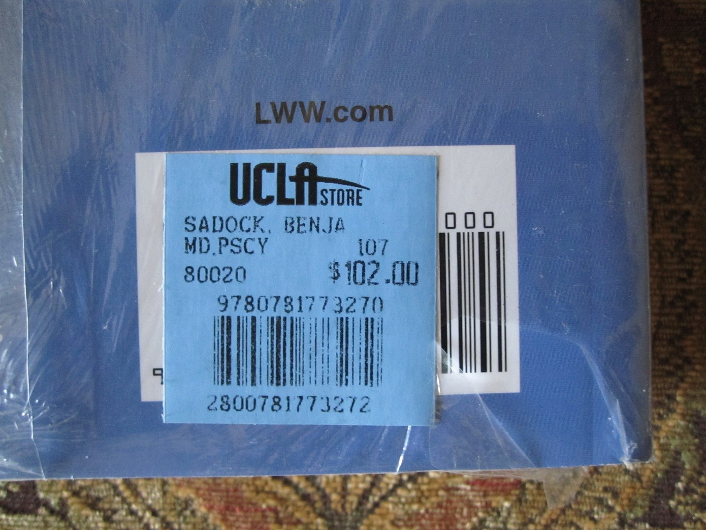 WOLTERS KLUWER KAPLAN SADOCK SYNOPSIS OF PSYCHIATRY BOOK NEW! FREE SHIPPING!