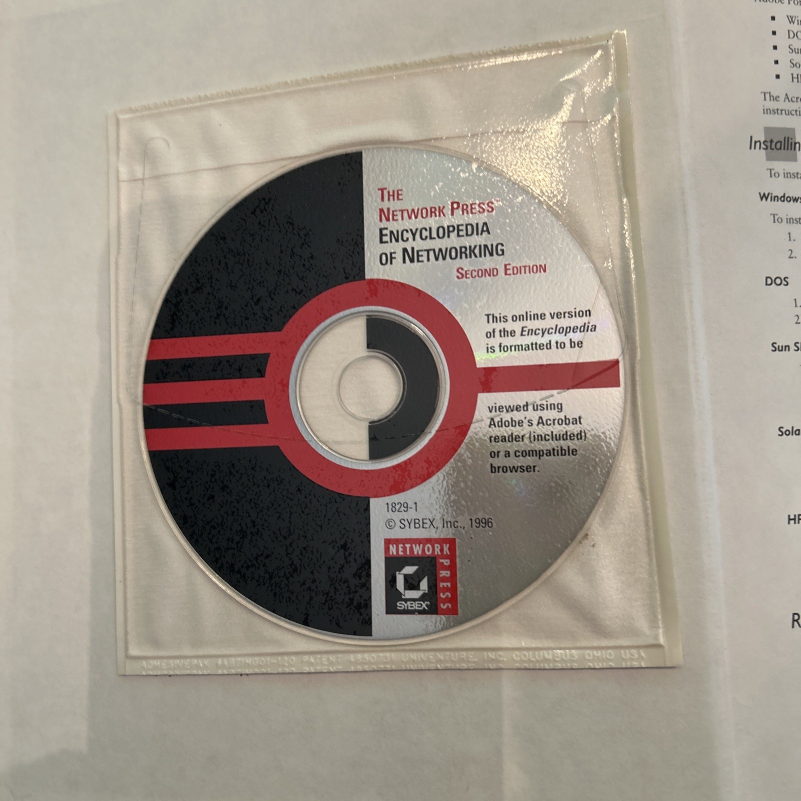 The Encyclopedia of Networking By Werner Feibel
