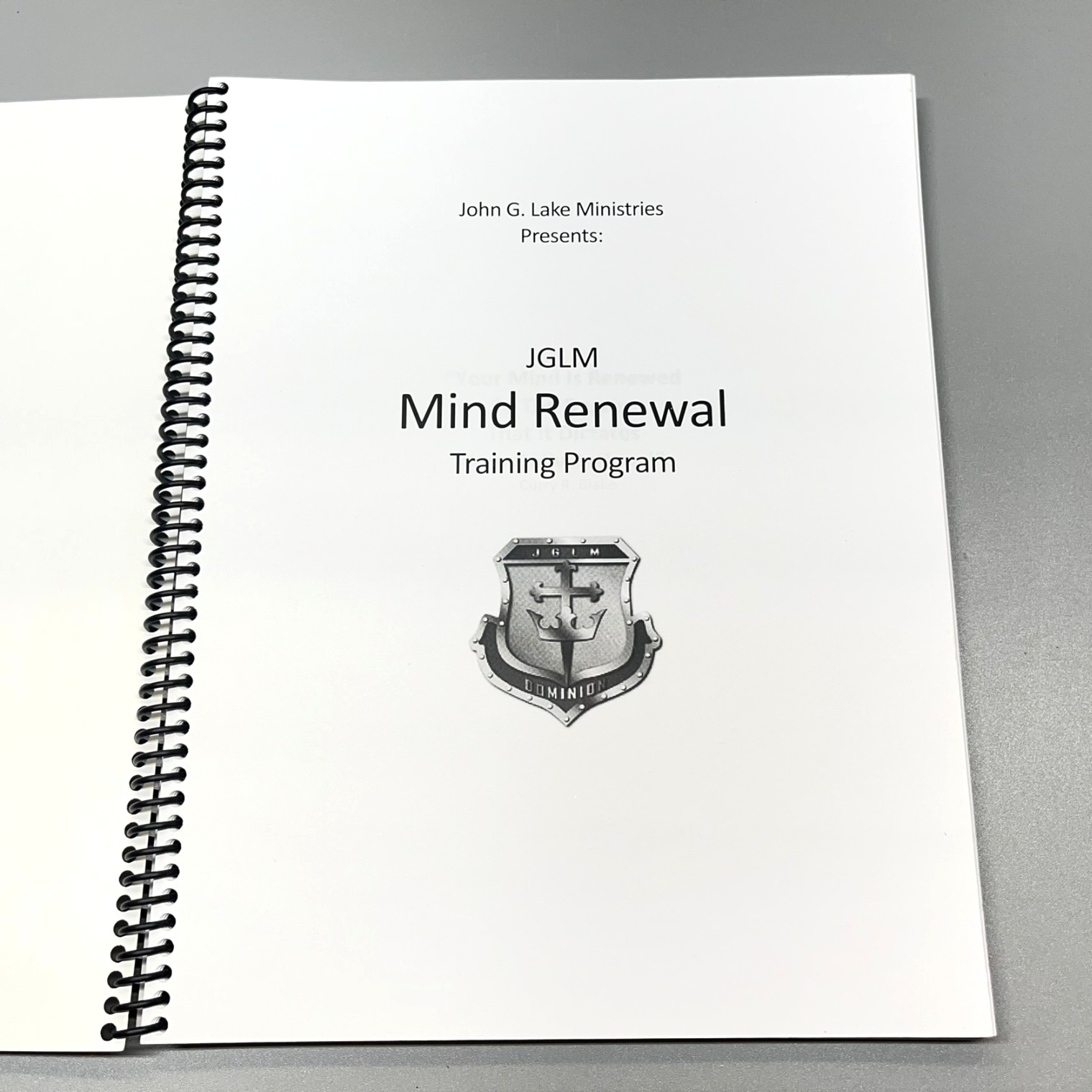 Curry R. Blake Mind Renewal Training Program Part 1 Mind of Christ Mind of Man