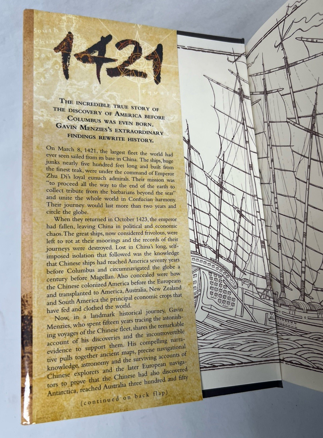 1421 THE YEAR CHINA DISCOVERED AMERICA by Gavin Menzies 2003 1st Ed-1st Print