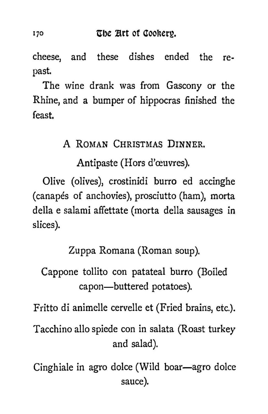 1898 The Art Of Cookery Past And Present 194 Pages