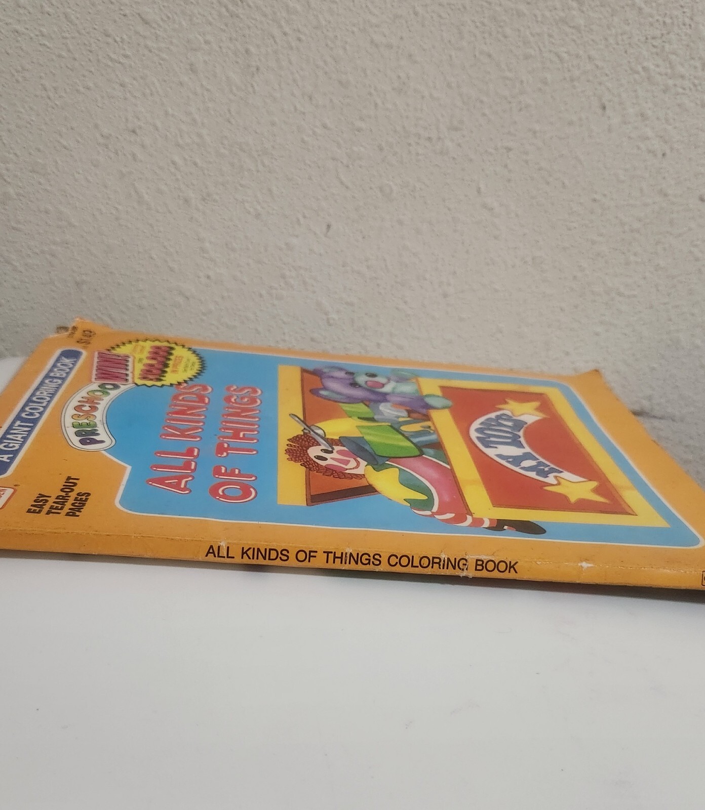 1988 “All Kinds of Things” Giant Coloring Book by Golden Books •86 Good Pages 6-