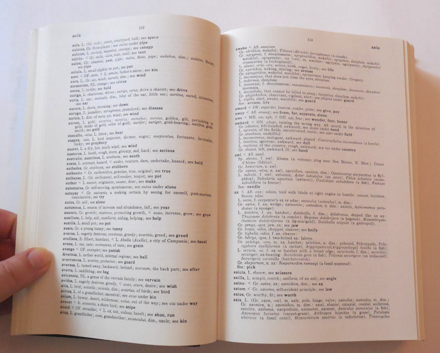Composition of Scientific Words by Roland Wilbur Brown 1979 HB Smithsonian