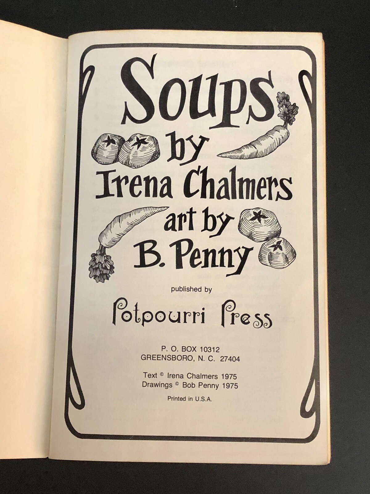 Lot of 2 Vintage 1970s Irena Chalmers Cookbooks: Omelette Originals & Soups