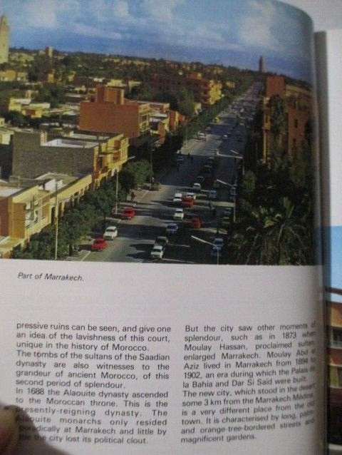 Marrakech Morocco Paperback Book 40 Photos 1986 36 Pages 5.5 X 7.5 inches