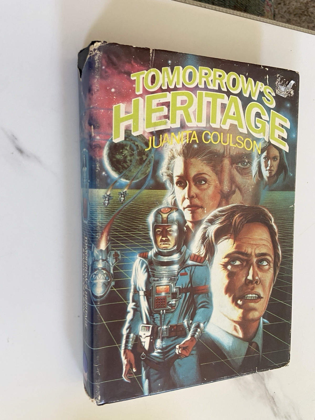 Tomorrows Heritage Juanita Coulson 1981 Del Rey Book Club Sci Fi Cryogenic