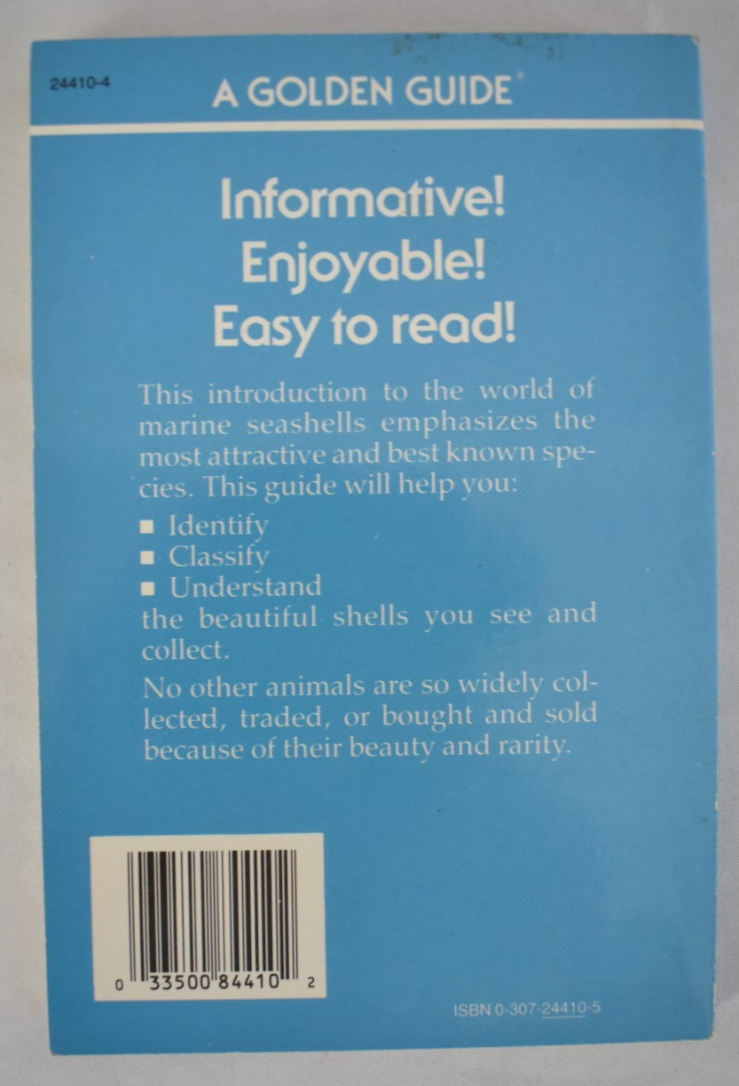 Lot of 2 Golden Guide Seashells of North America the World Vintage 1980s Color