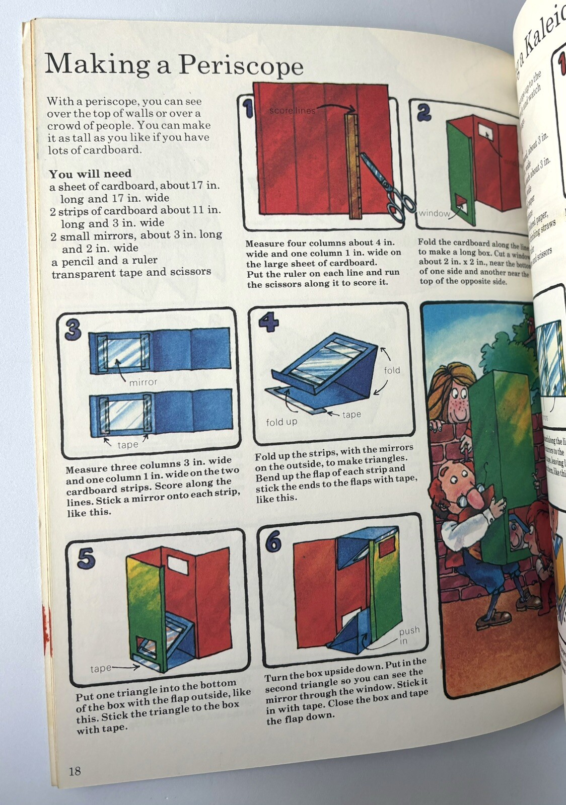 The FunCraft Book Of Action Toys – Scholastic, Inc. –  Heather Amery 1976 Crafts