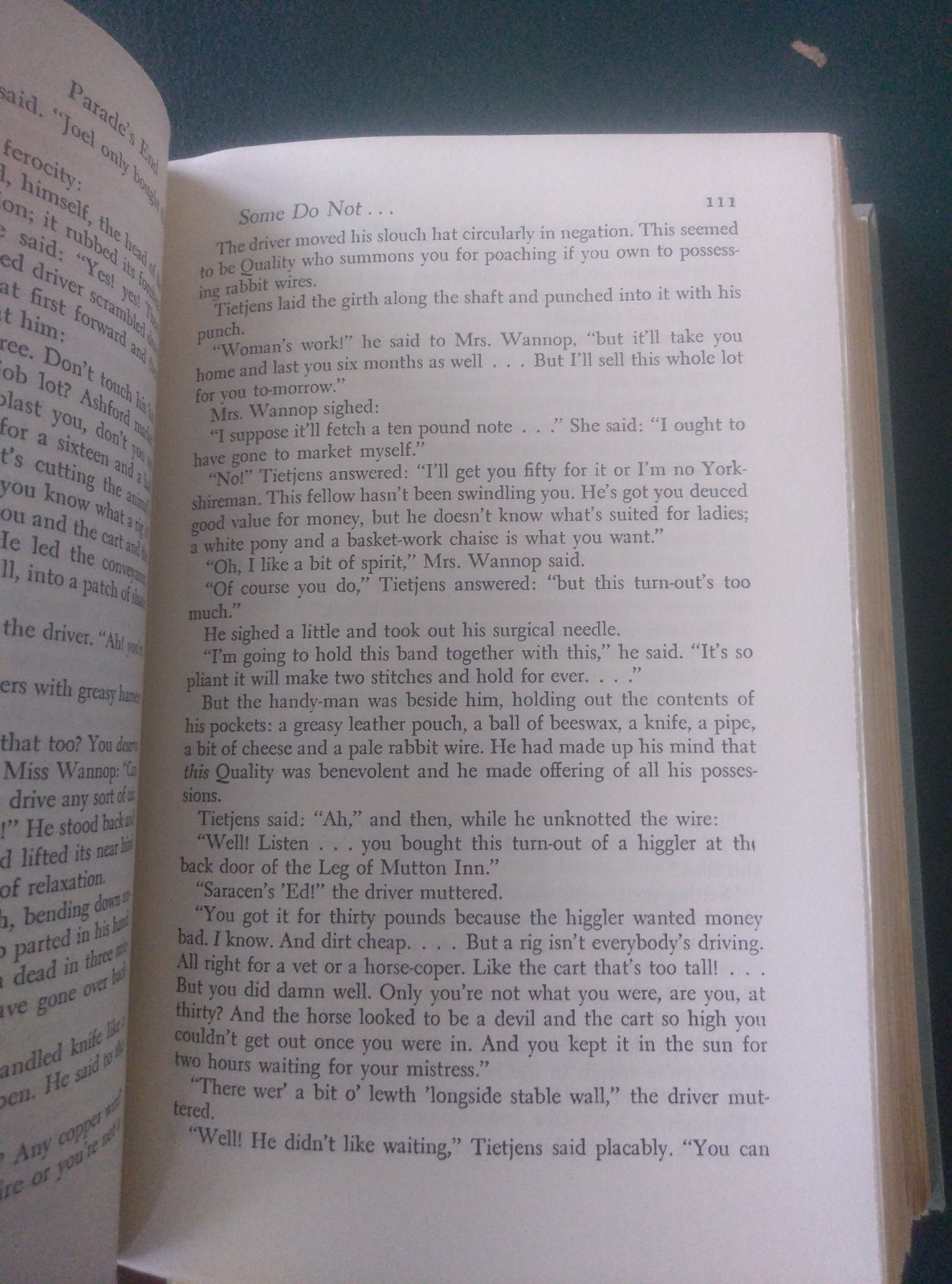 Vintage Parade’s End by Ford Madox Ford – 1950 Knopf Hardcover