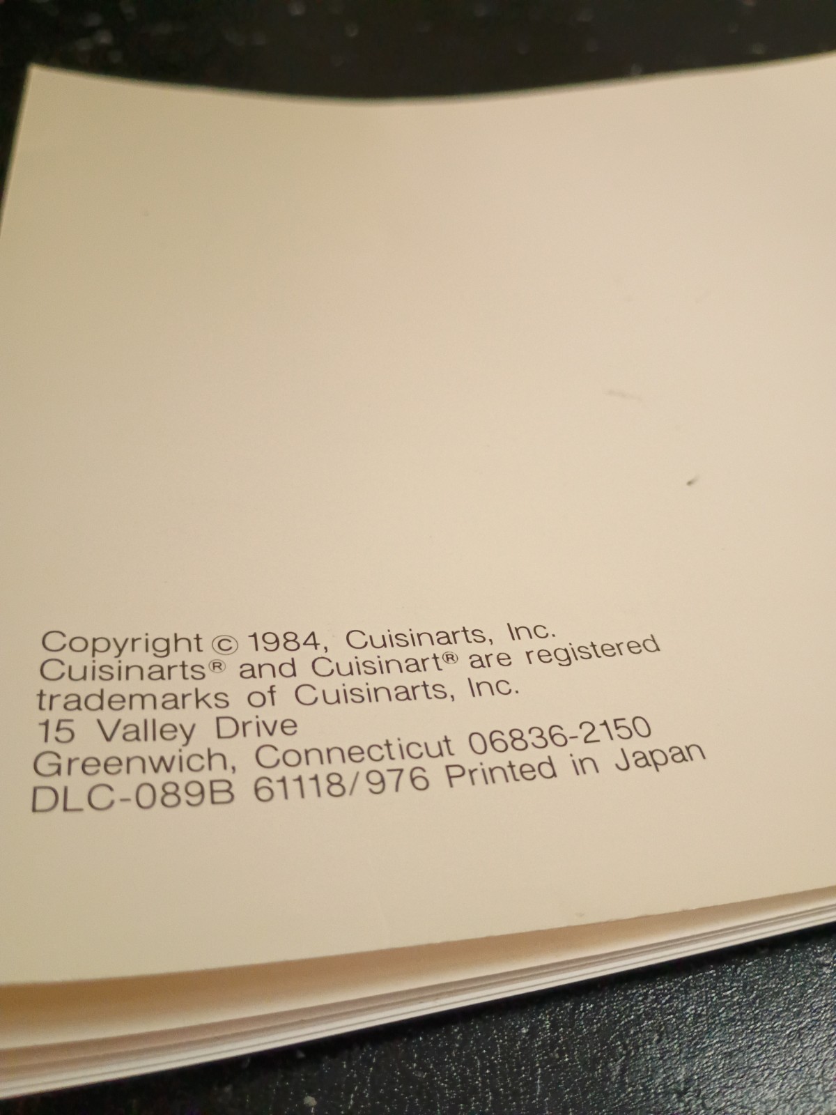 Cuisinart Food Processor DLC-7 Super Pro Instructions and Recipes 1984