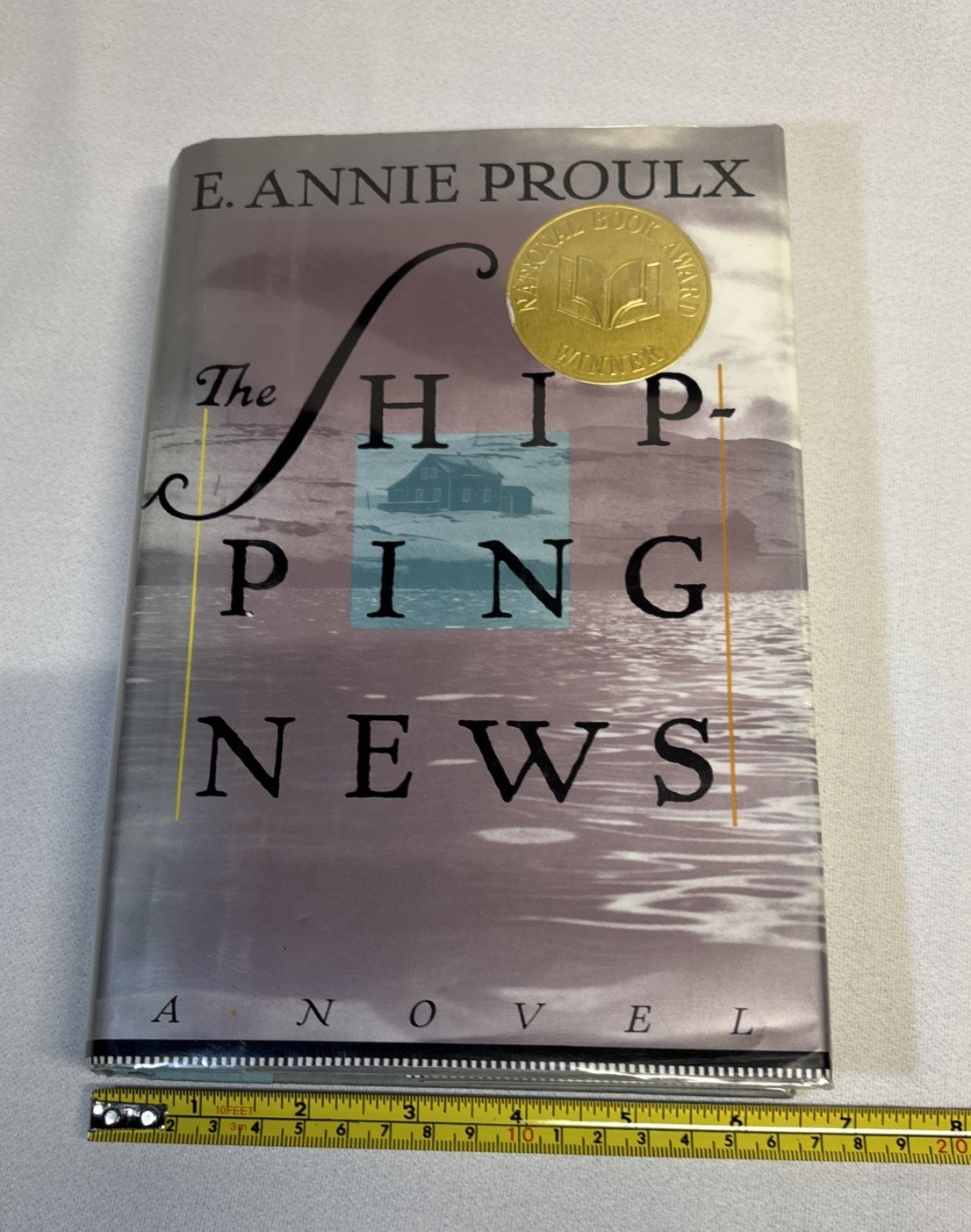 VTG The Shipping News Annie Proulx 1993 Hardcover DJ Not Mint Book Bent
