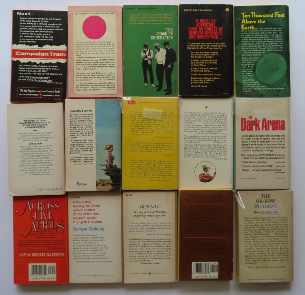 Lot of 36 Older Paperbacks Fiction, Nonfiction, Various Authors & Genres HQ
