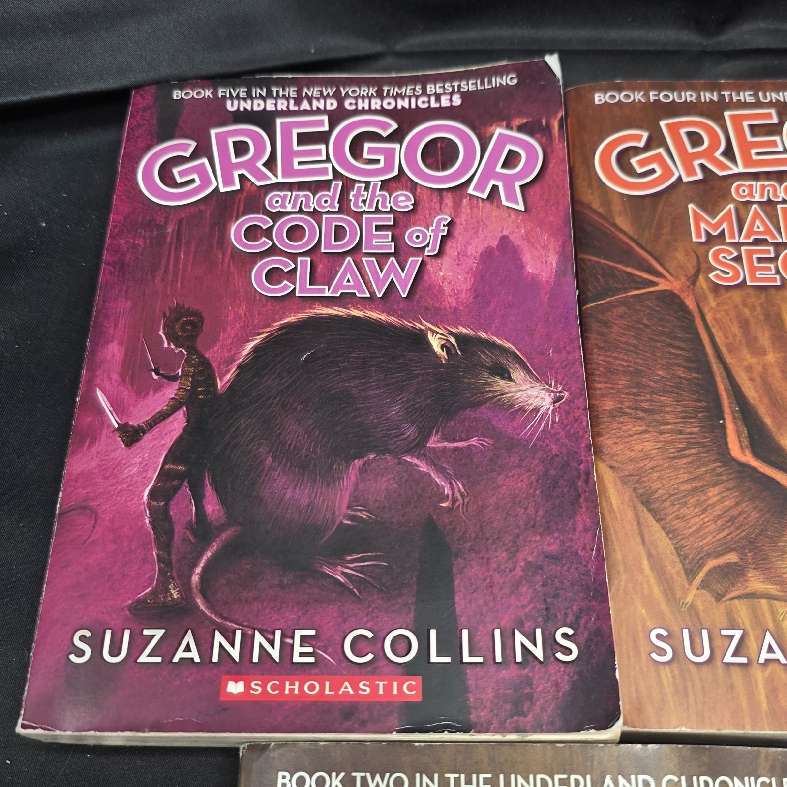 THE UNDERLAND CHRONICLES Series 1-5 set PB Lot Gregor Bane Curse Marks Claw