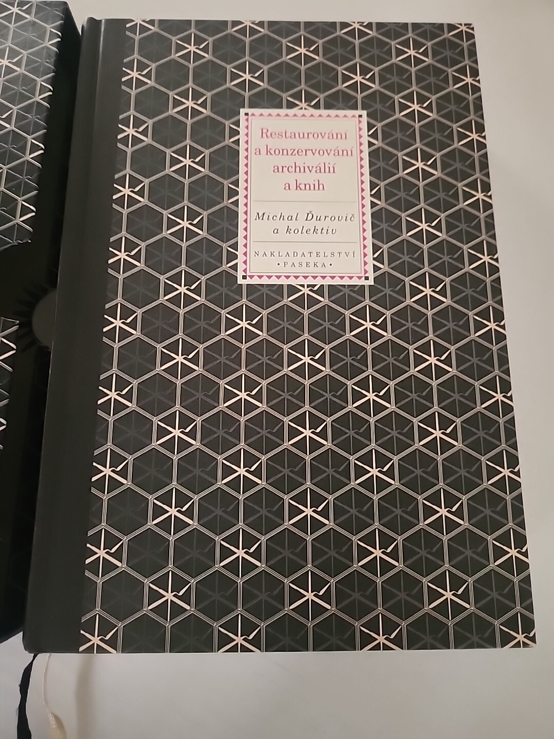 Restoration and conservation of archives and books, Michal Durovic, 2002, Signed