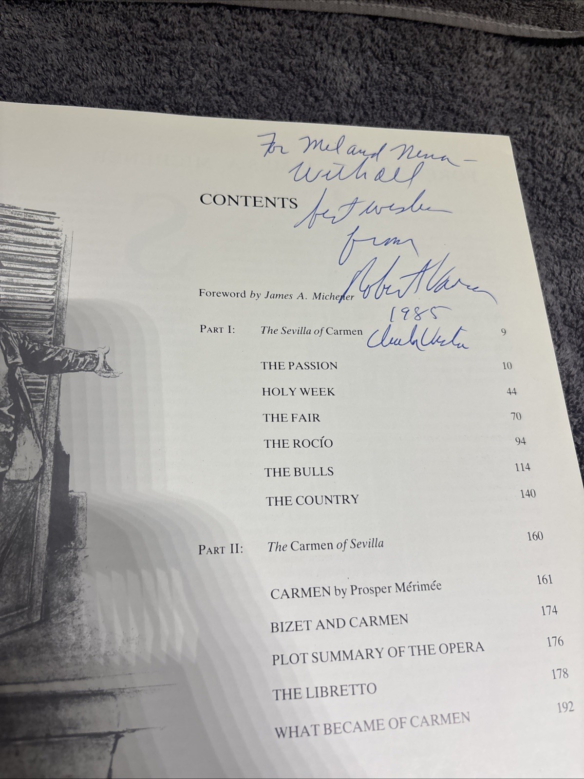 The Sevilla of Carmen by Robert Vavra SIGNED First 1st Edition LN HC 1985–GOOD—