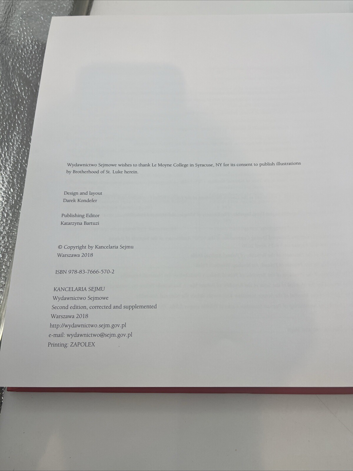 Christianity in the History of Poland & The Poles 1966 – 2016 by Sejmowe HC 2018