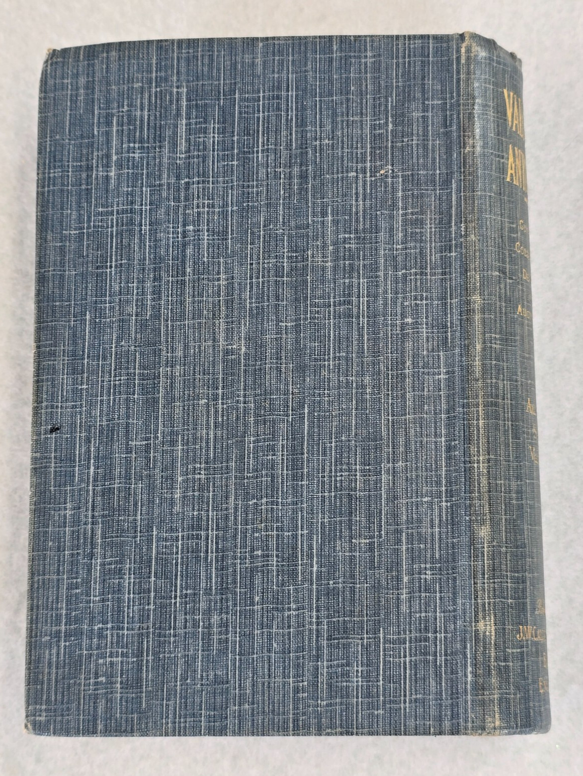 VALUES OF ANTIQUES by J. W. Caldicott Bath, England 1929 Vintage Hardback Book